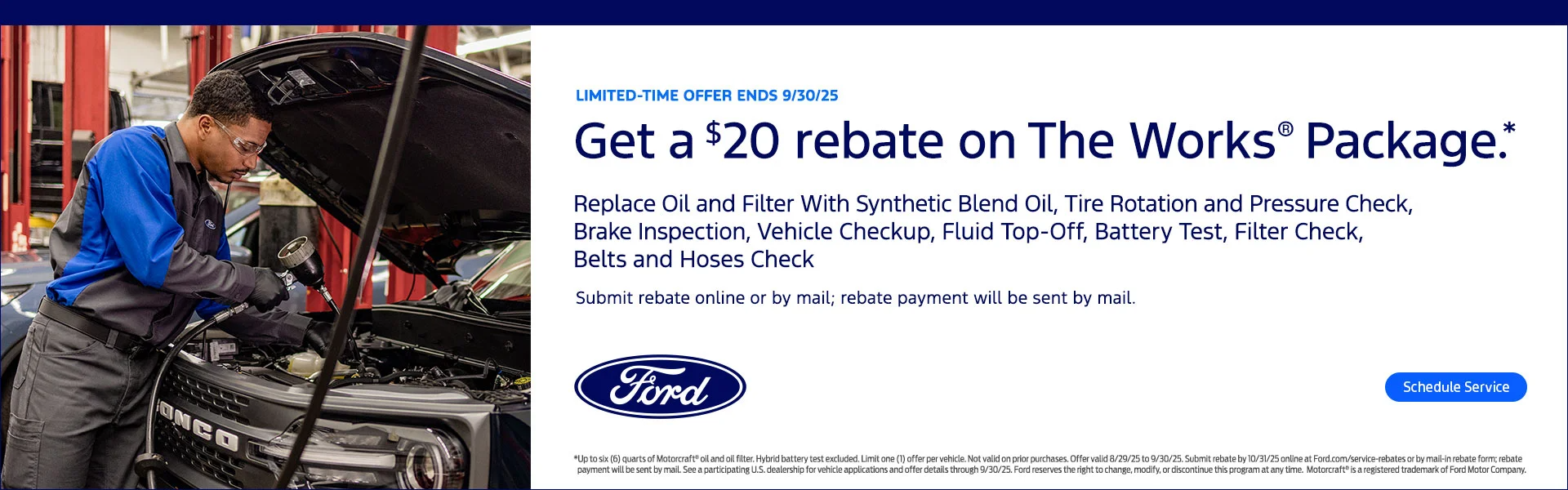 Get a $20 rebate on The Works Package